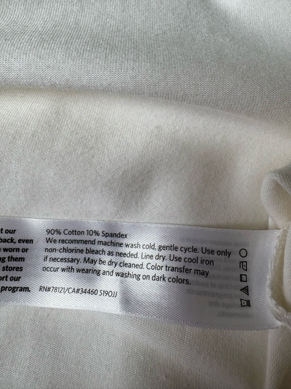 Eileen Fisher White Scoop Neck Dress - Picture 6 of 7